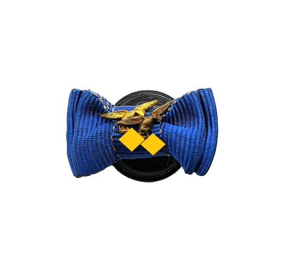 Knopflochschleife mit Adlerauflage – Für 4 und 12 Jahre – Luftwaffe – Bandspange – Aus alten Händlerbestand