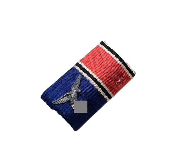 Feldspange – Eisernes Kreuz 2. Klasse 1939 – Dienstauszeichnung für 4 Jahre der Luftwaffe – Adler Auflage – EK