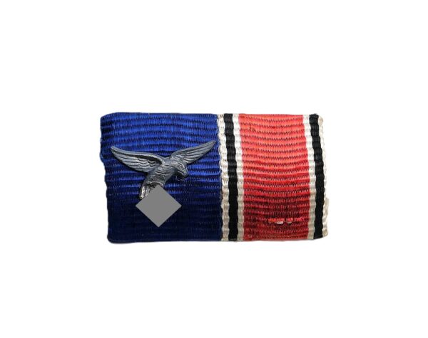 Feldspange – Eisernes Kreuz 2. Klasse 1939 – Dienstauszeichnung für 4 Jahre der Luftwaffe – Adler Auflage – EK – Bild 2