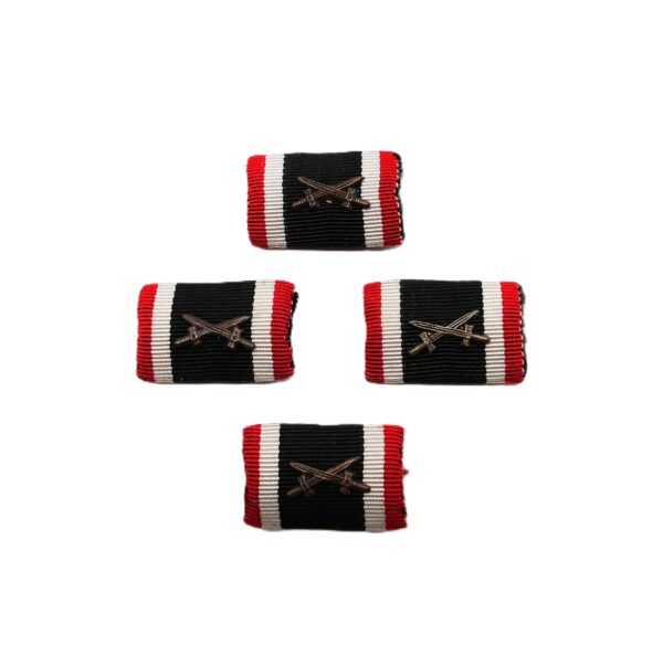 4 x Feldspange – Kriegsverdienstkreuz 2. Klasse – Mit Schwerter Auflage – KVK