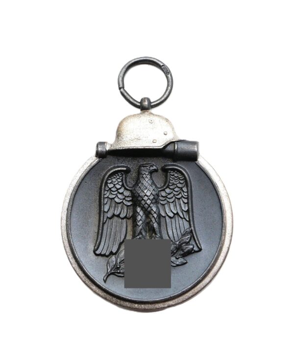 Medaille Winterschlacht im Osten 1941/42 – Hersteller 63 (Franz Klast & Söhne, Gablonz) - Mit der Verleihungstüte - WIO – Bild 2
