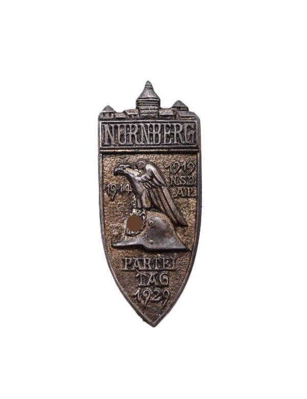 Abzeichen – NSDAP 1914-1919 – Reichsparteitag – Nürnberg 1929 – Hersteller RZM 1/15 (Ferdinand Hoffstätter, Bonn) – RPT