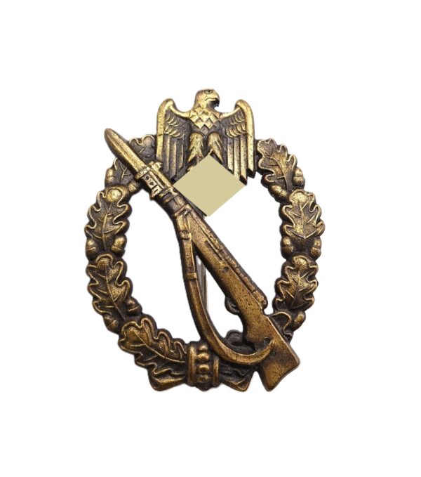 Infanterie Sturmabzeichen Bronze – Hersteller JFS (Josef Feix & Söhne, Gablonz) – ISA