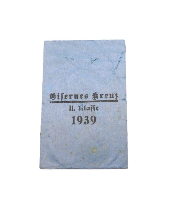 Eisernes Kreuz 2. Klasse 1939 – Hersteller 100 (Rudolf Wächtler & Lange, Mittweida) – Mit der seltenen, kleinen Verleihungstüte – EK – Bild 5