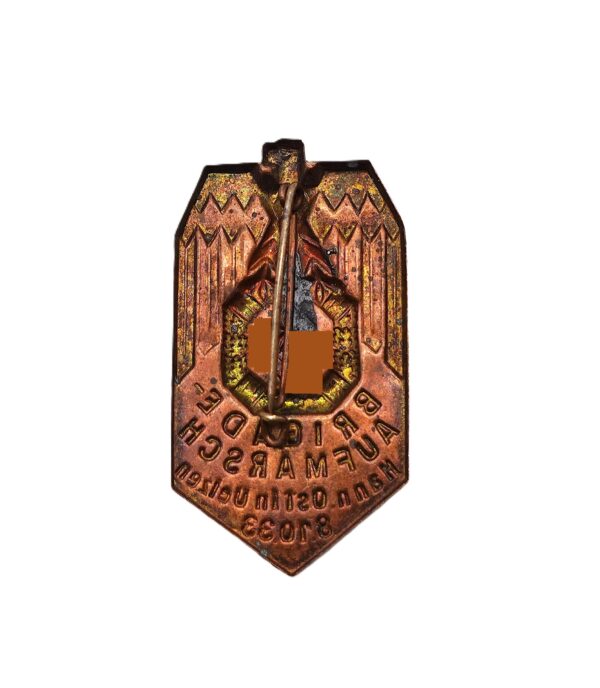 Abzeichen - SA Brigade Aufmarsch - Hann. (Hannover) Ost in Uelzen - 8. 10. 1933 – Bild 2