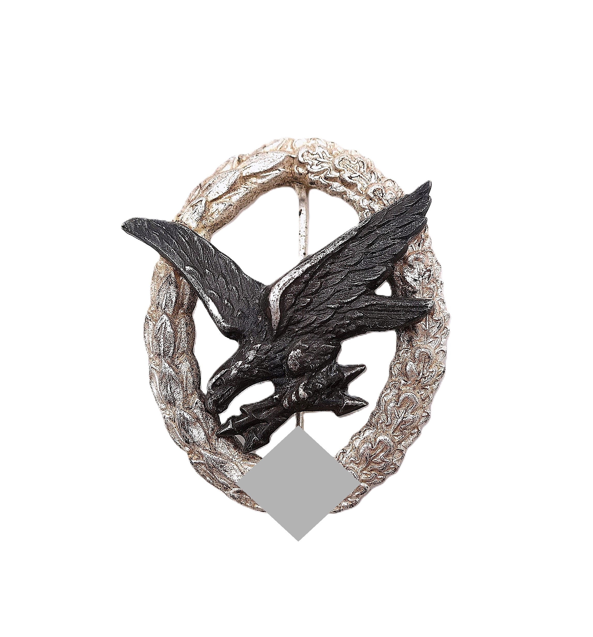 Fliegerschützenabzeichen mit Blitzbündel – Hersteller FLL (Friedrich Linden, Lüdenscheid) – FSA