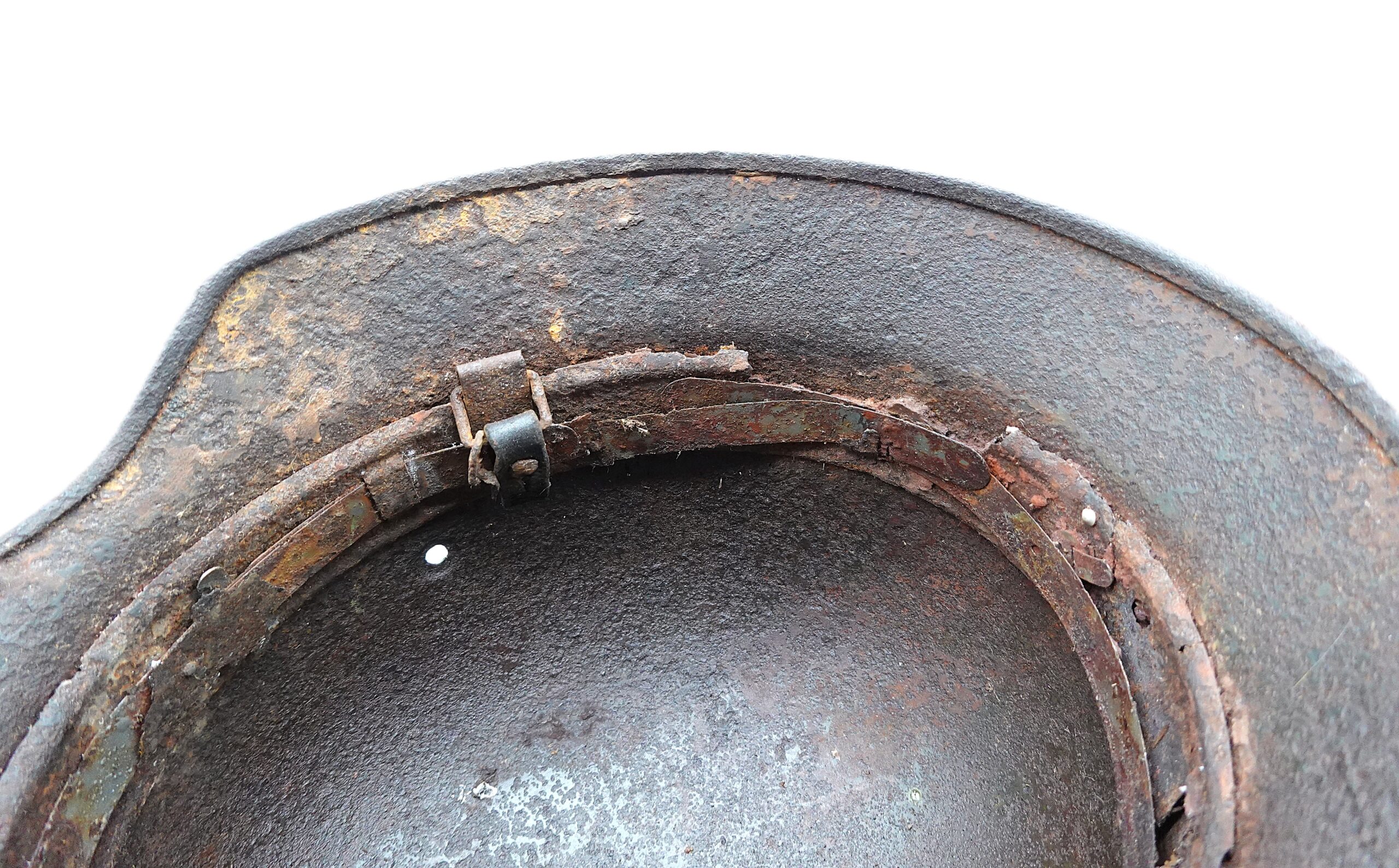 Stahlhelm mit einem Emblem - Detail - Helm - Glocke - Heer - Wehrmacht – Bild 12