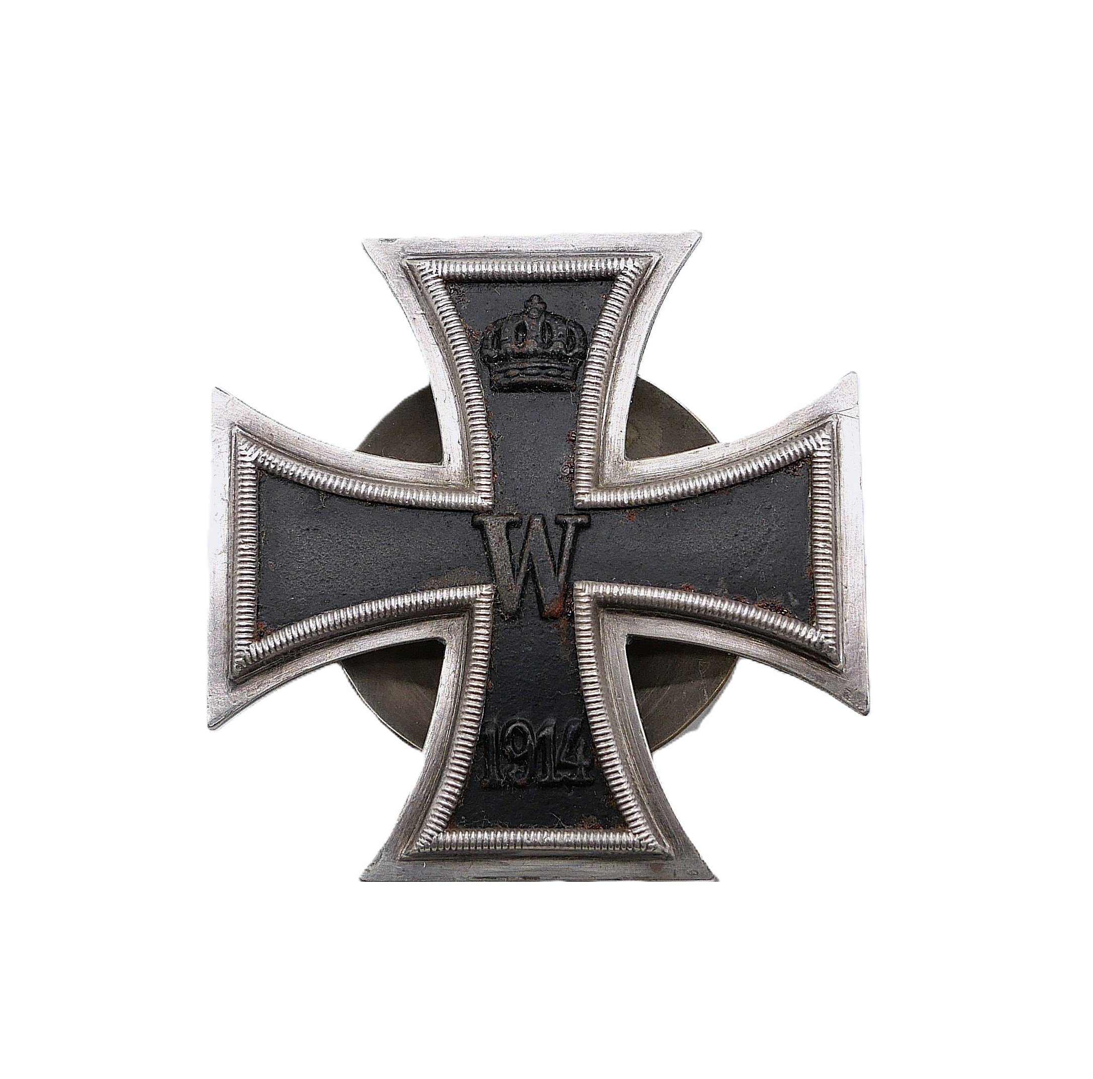 Eisernes Kreuz 1. Klasse 1914 – AWS – Juncker – An Schraubscheibe – EK