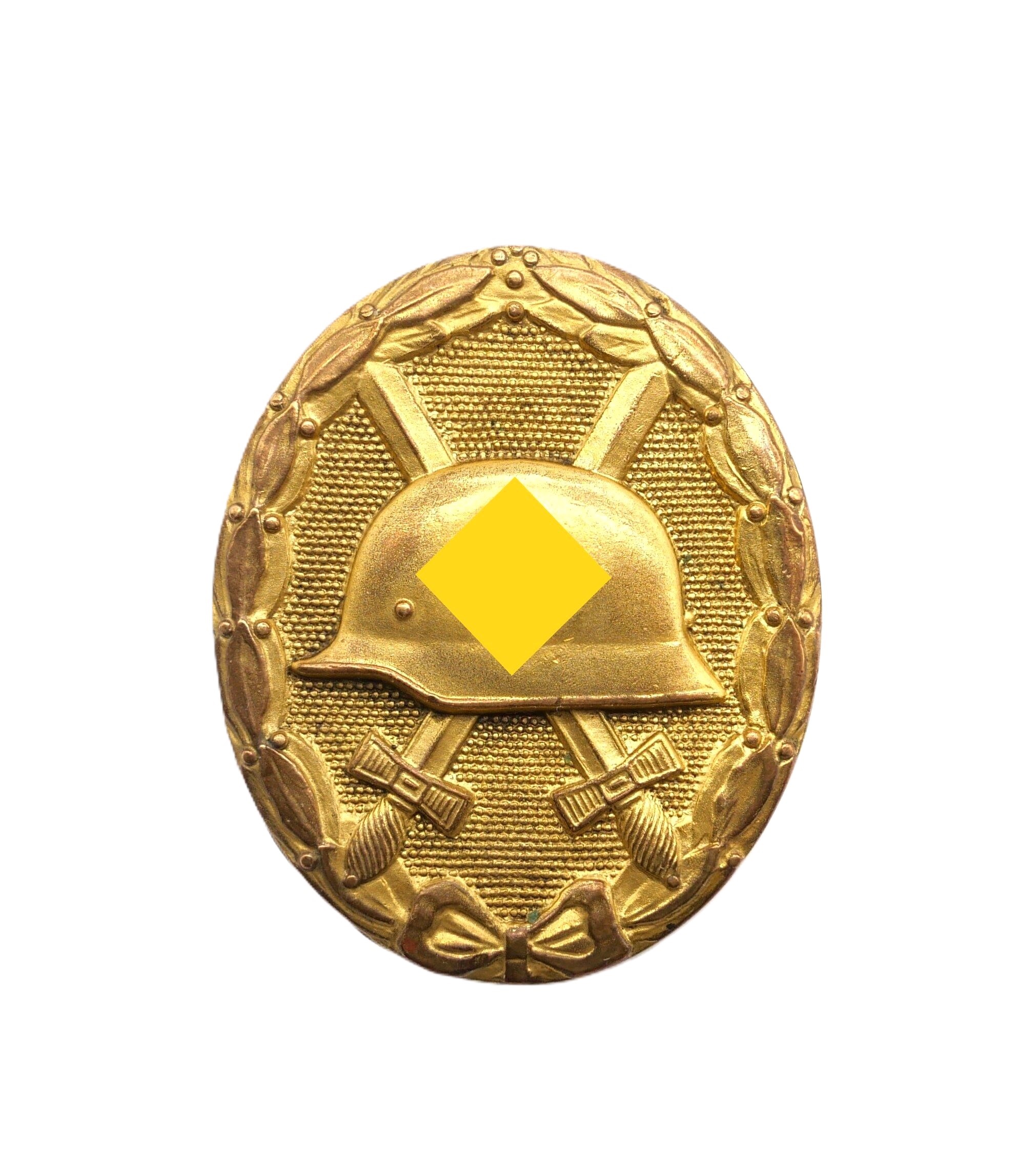 Verwundetenabzeichen Gold – Buntmetall – Hersteller 30 (Hauptmünzamt Wien) – VWA