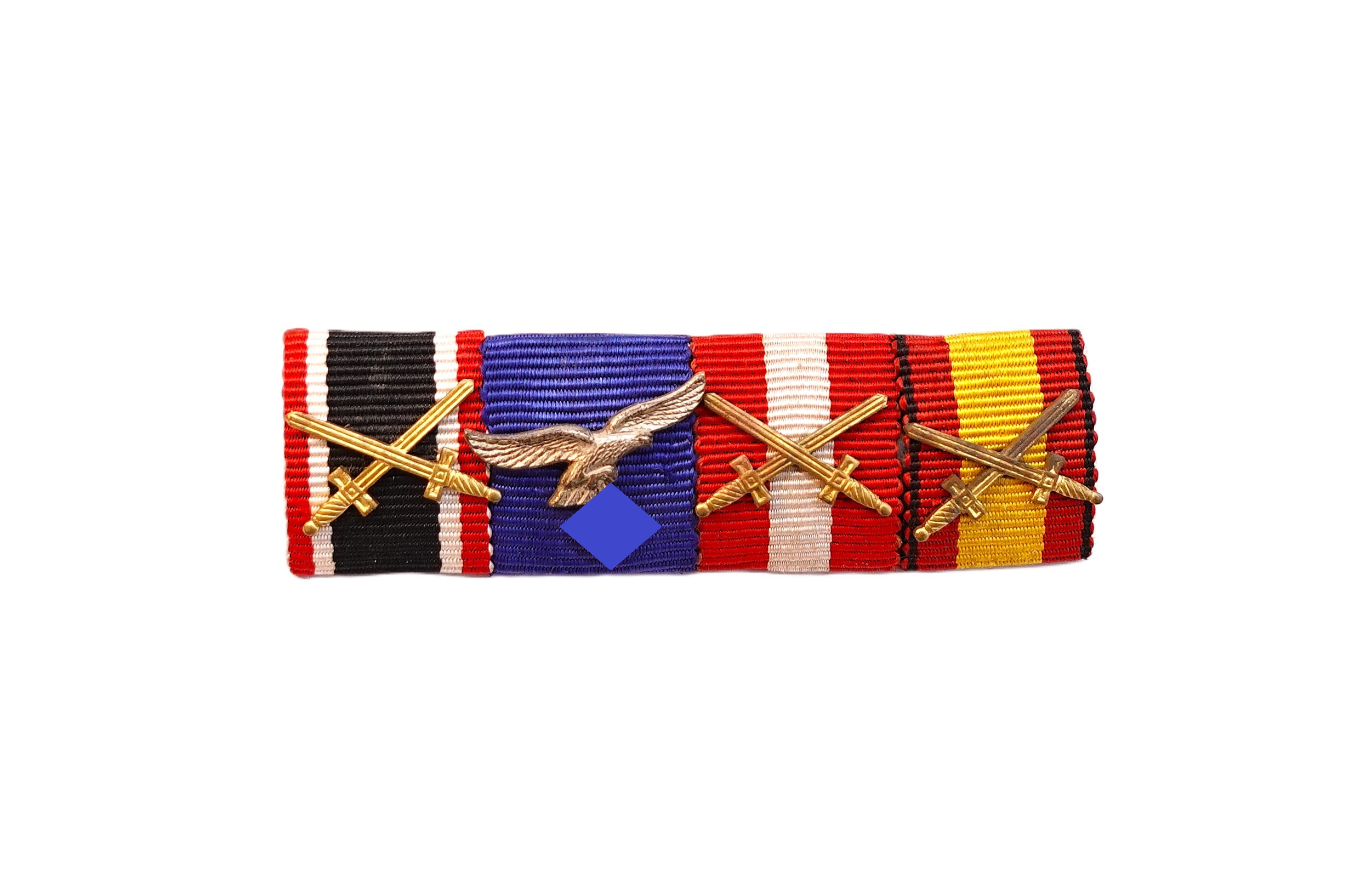 Feldspange - Kriegsverdienstkreuz - Dienstauszeichnung Luftwaffe - Spanien – Militärverdienstorden rot – Medalla de la Campaña – Bild 2