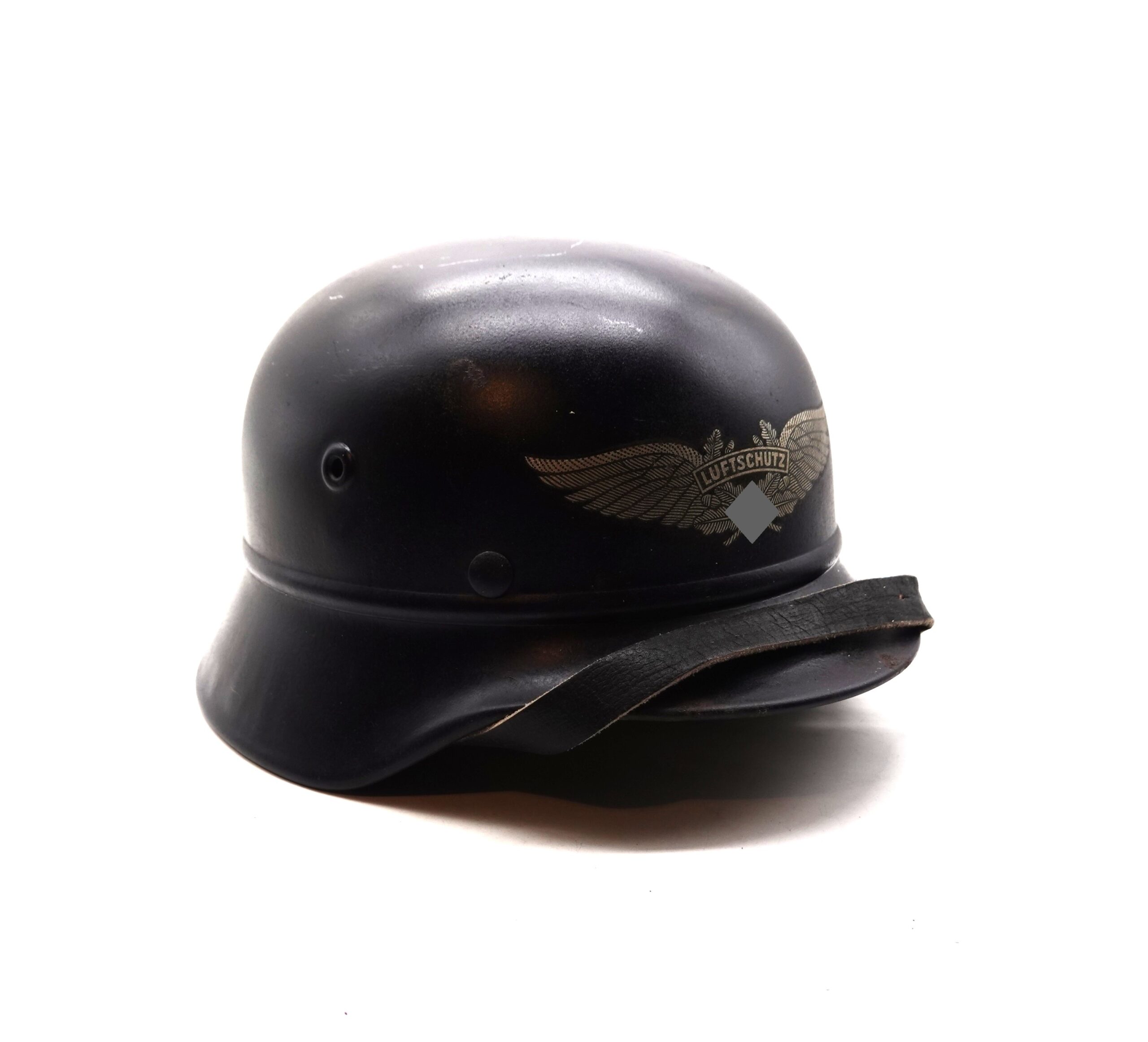 M40 Luftschutz Helm – Q66 (Quist, Esslingen) – Stahlhelm - Ungetragener Zustand – Bild 8