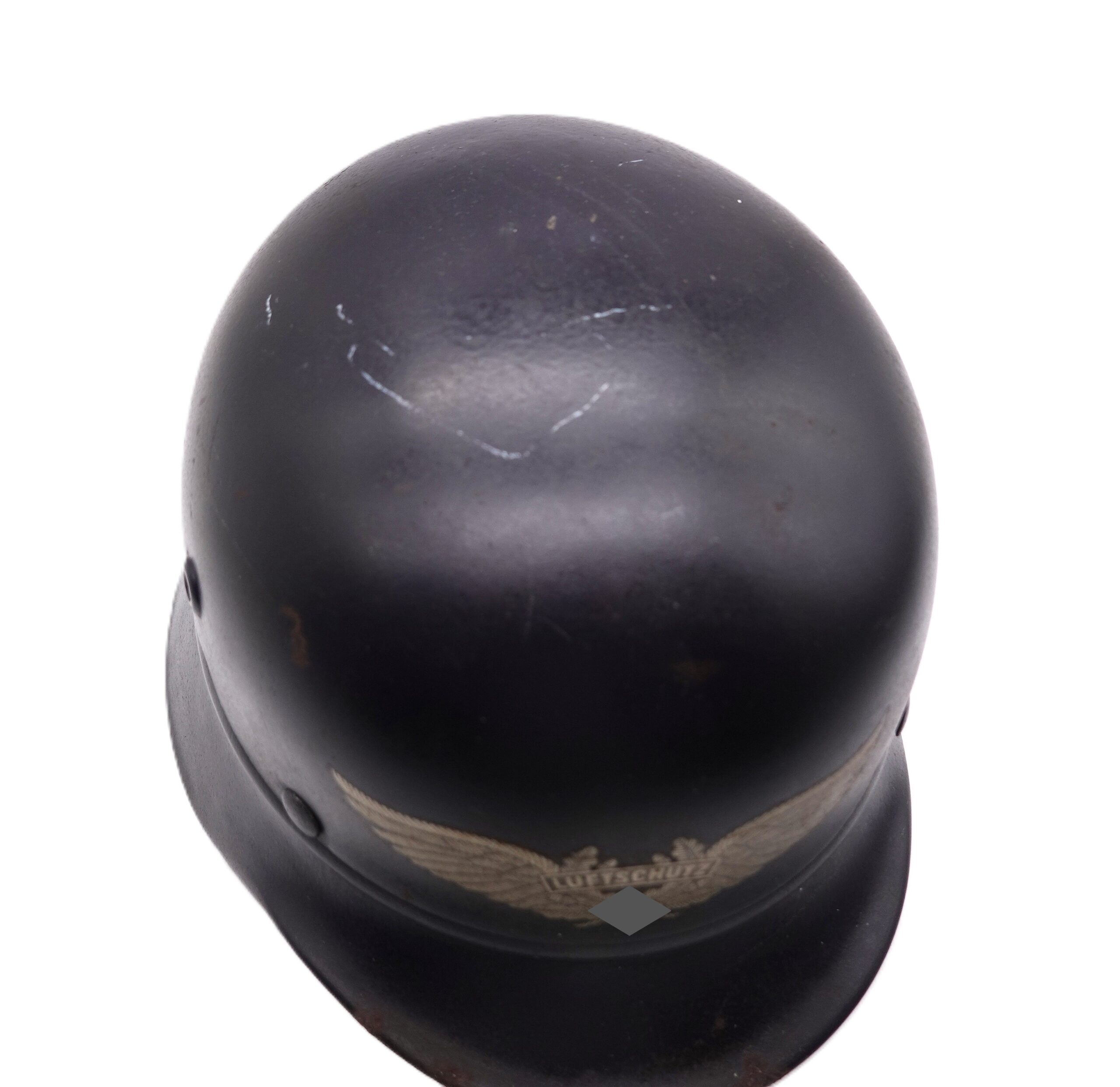 M40 Luftschutz Helm – Q66 (Quist, Esslingen) – Stahlhelm - Ungetragener Zustand – Bild 12