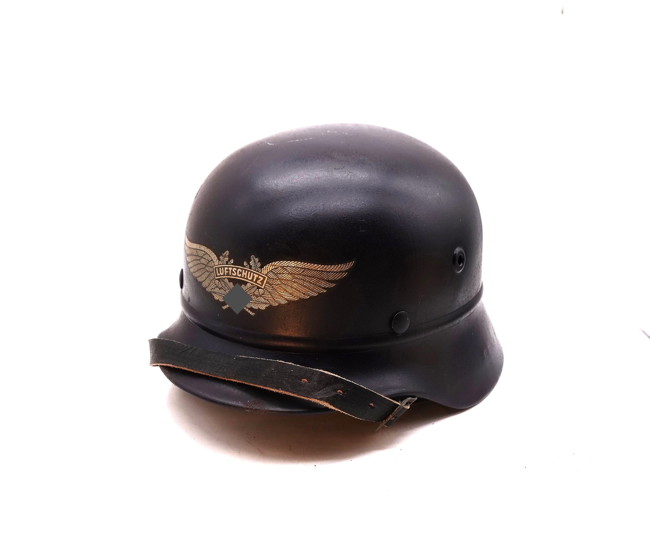 M40 Luftschutz Helm – Q66 (Quist, Esslingen) – Stahlhelm - Ungetragener Zustand – Bild 6
