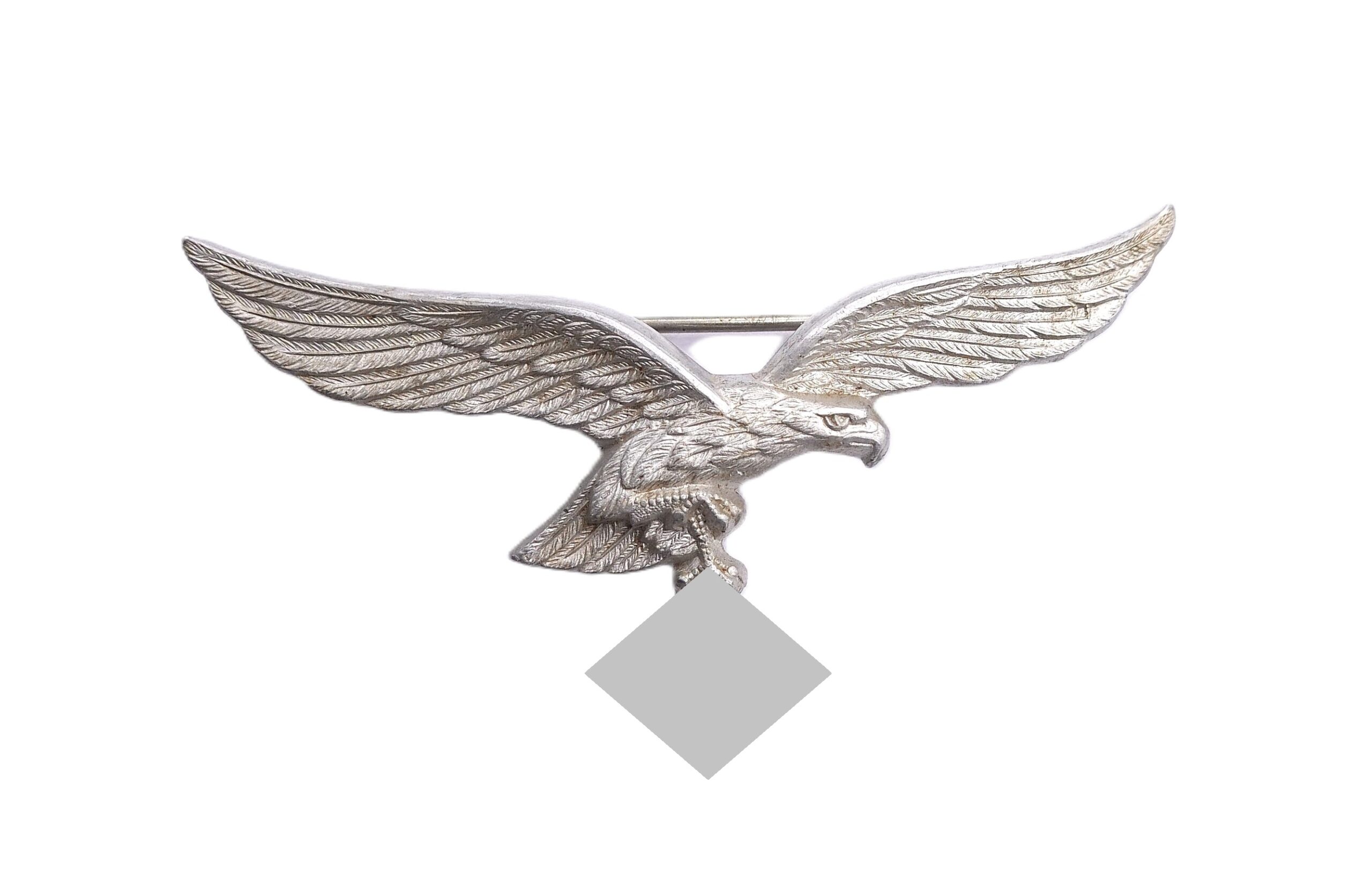 Adler - Brustadler für die Sommeruniform - Offiziere - Luftwaffe - Hersteller A (F. W. Assmann & Söhne, Lüdenscheid) - DRGM – Bild 2