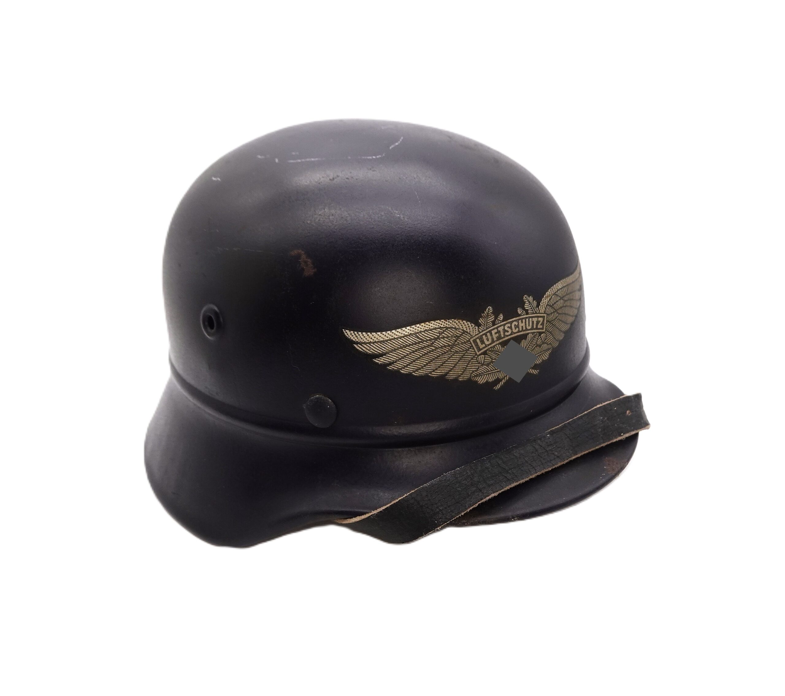 M40 Luftschutz Helm – Q66 (Quist, Esslingen) – Stahlhelm - Ungetragener Zustand – Bild 7