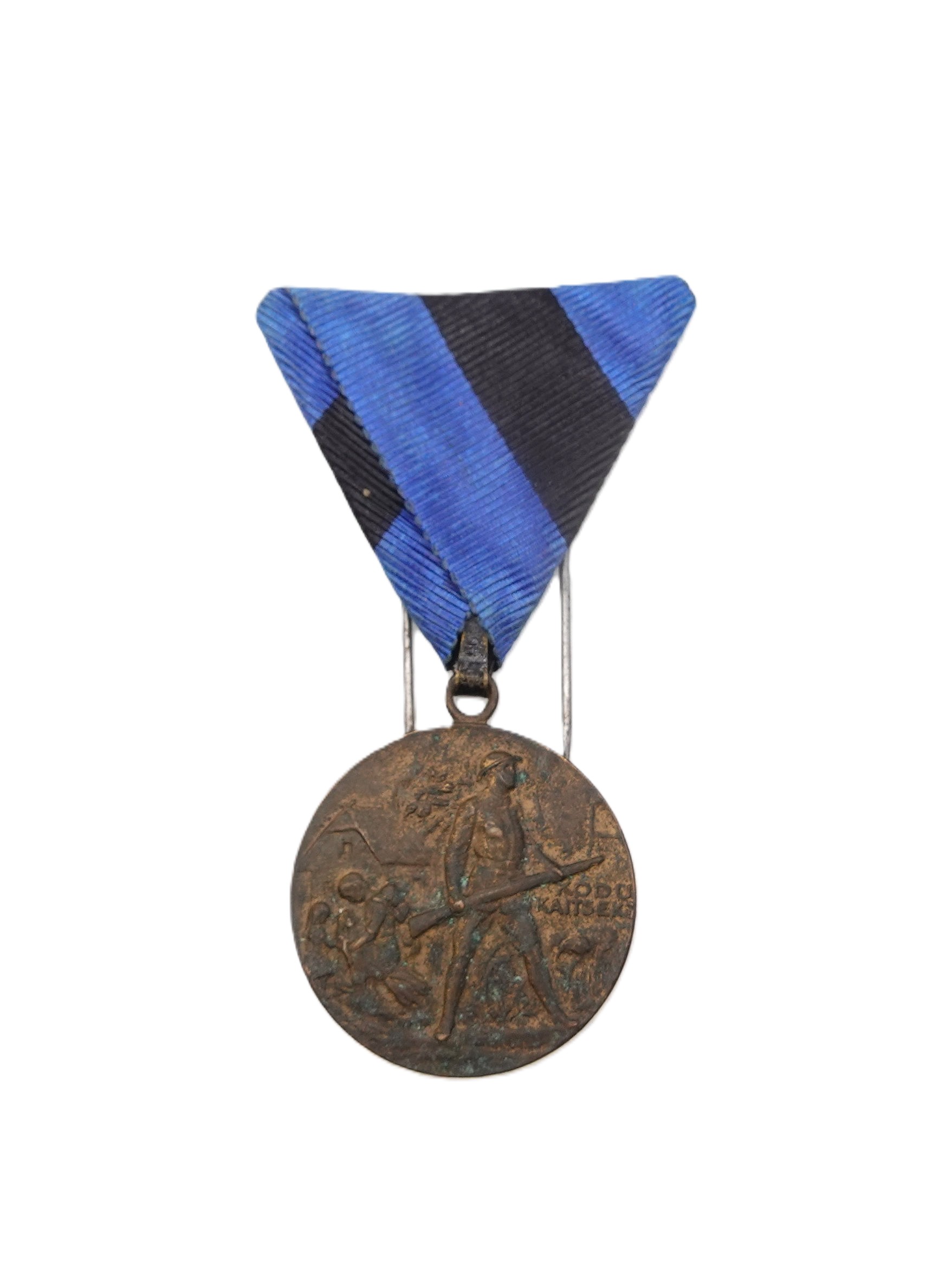 Estland - Erinnerungsmedaille an den estnischen Unabhängigkeitskrieg 1918–1920 - Medaille am Dreiecksband