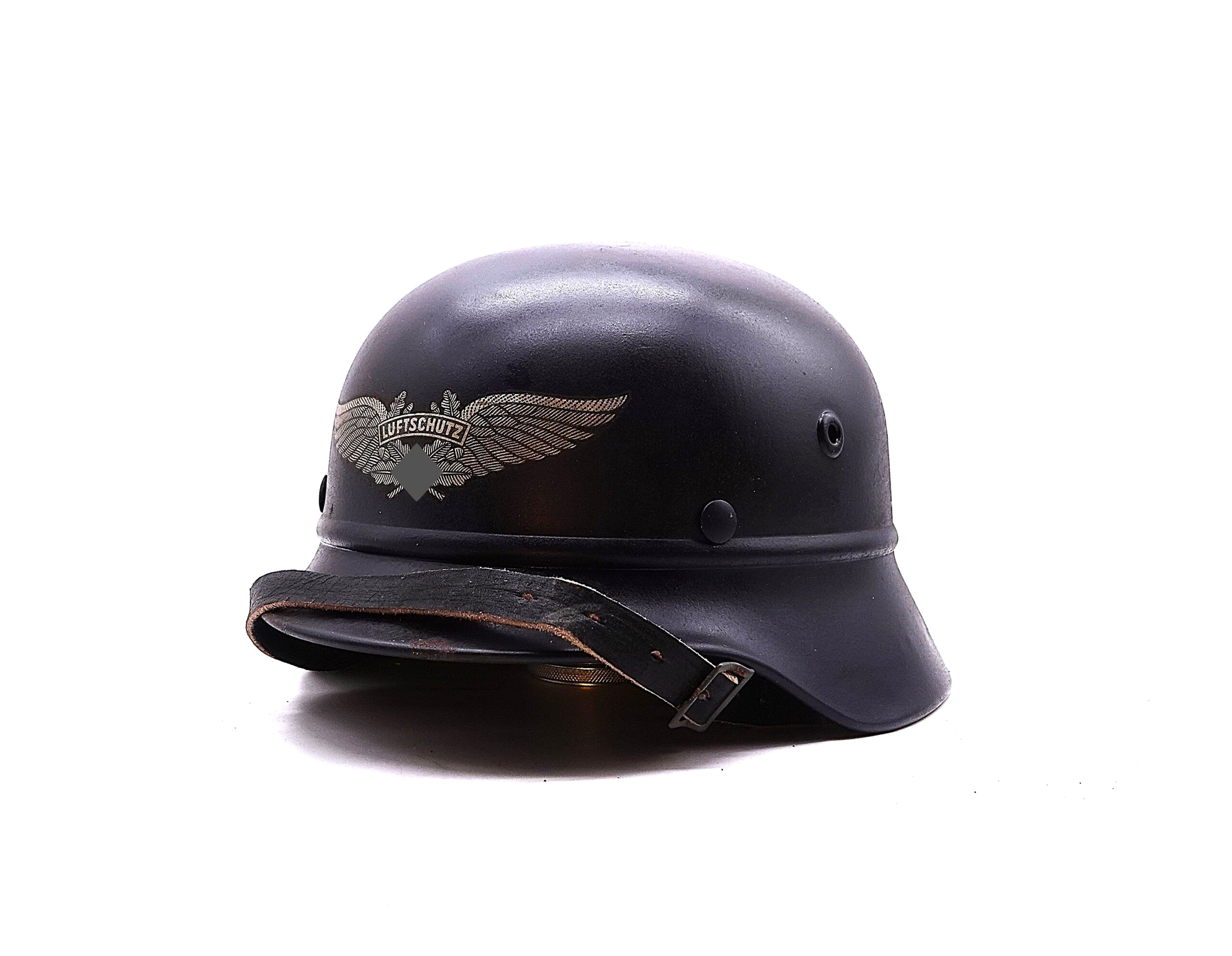M40 Luftschutz Helm – Q66 (Quist, Esslingen) – Stahlhelm – Ungetragener Zustand