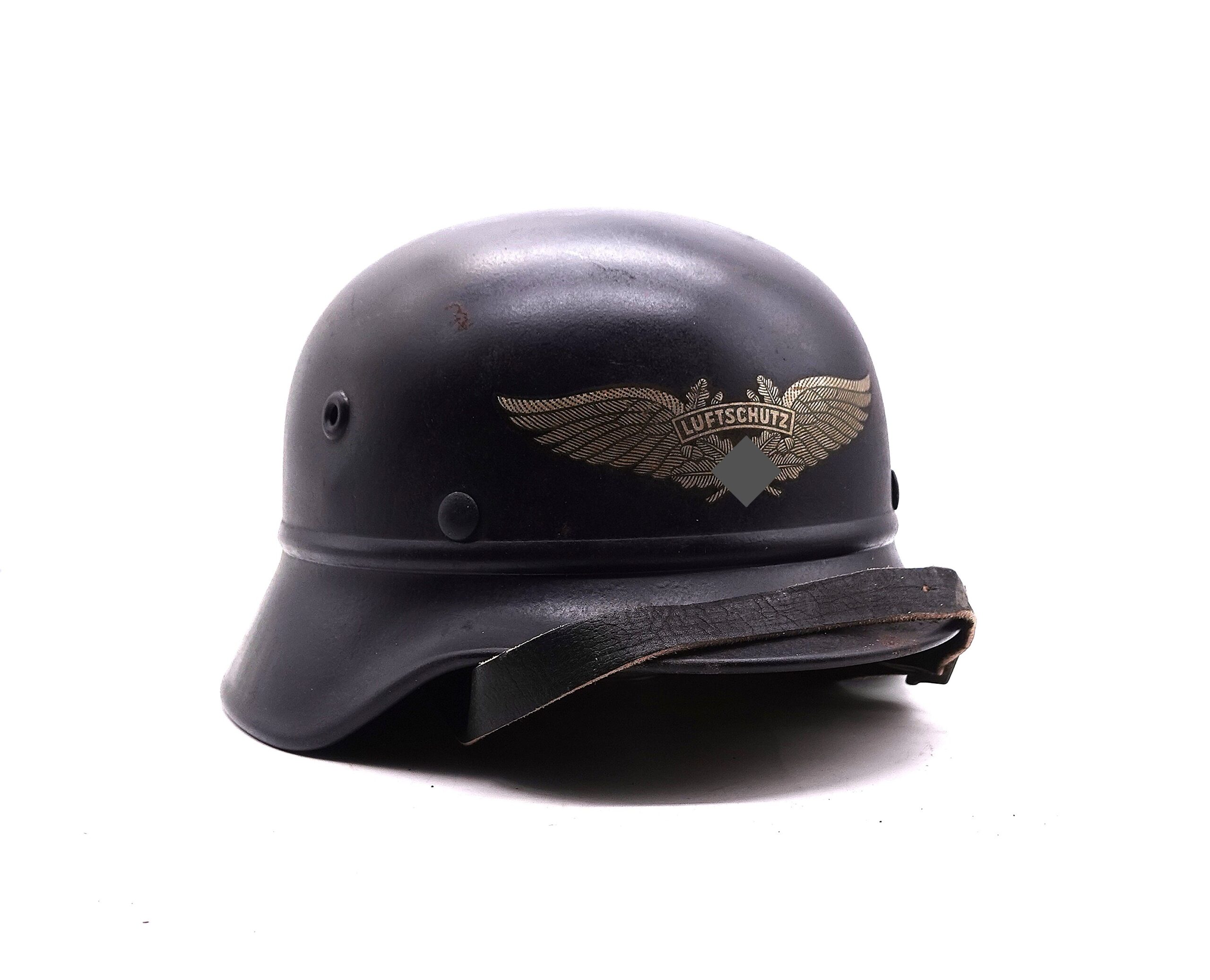M40 Luftschutz Helm – Q66 (Quist, Esslingen) – Stahlhelm – Ungetragener Zustand – Bild 6
