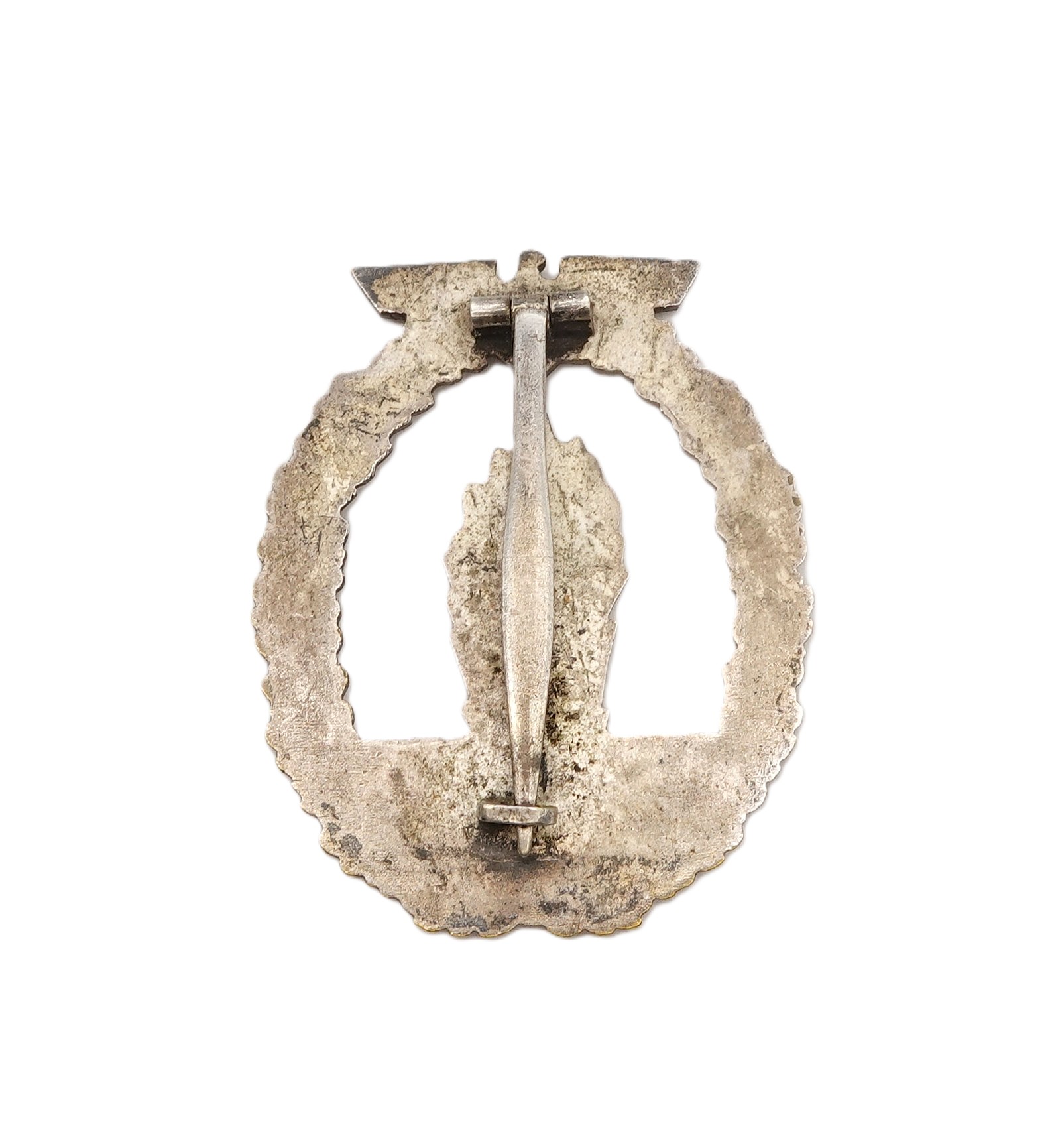Minensucher (Kriegsabzeichen für Minensuch-, U-Boots-, Jagd- und Sicherungsverbände) – B. H. Mayer Kunstprägeanstalt, Pforzheim – Buntmetall – Bild 2