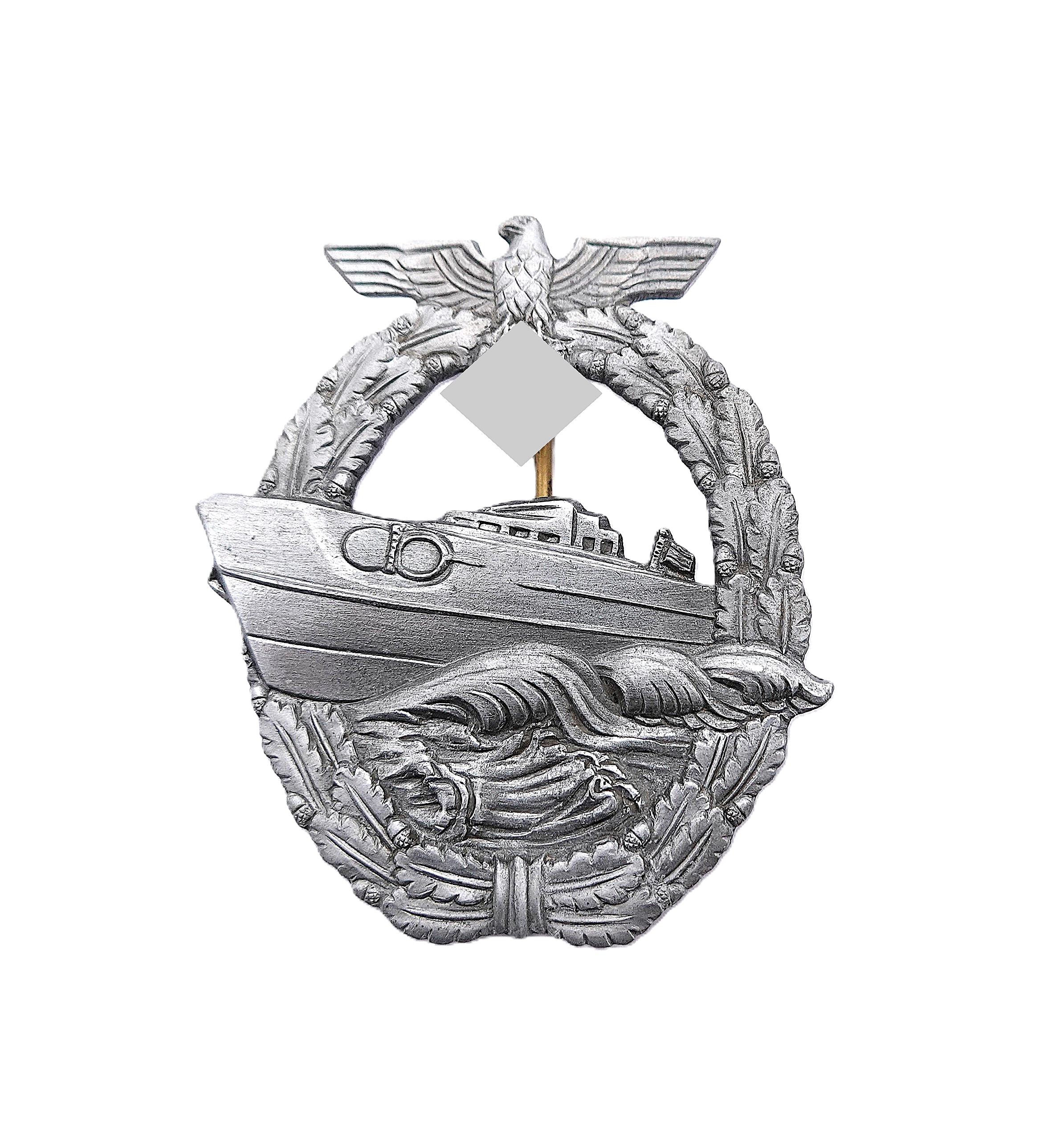 Schnellboot Kriegsabzeichen 2. Form – Kriegsmarine – Aus alten Händlerbestand